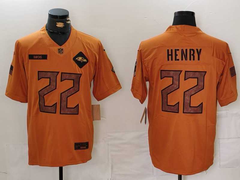 Men's Baltimore Ravens #22 Derrick Henry Brown 2023 Salute To Service Limited Stitched Jersey Dzhi,We sell and wholesale Men's Baltimore Ravens #22 Derrick Henry Brown 2023 Salute To Service Limited Stitched Jersey Dzhi on line form chian!